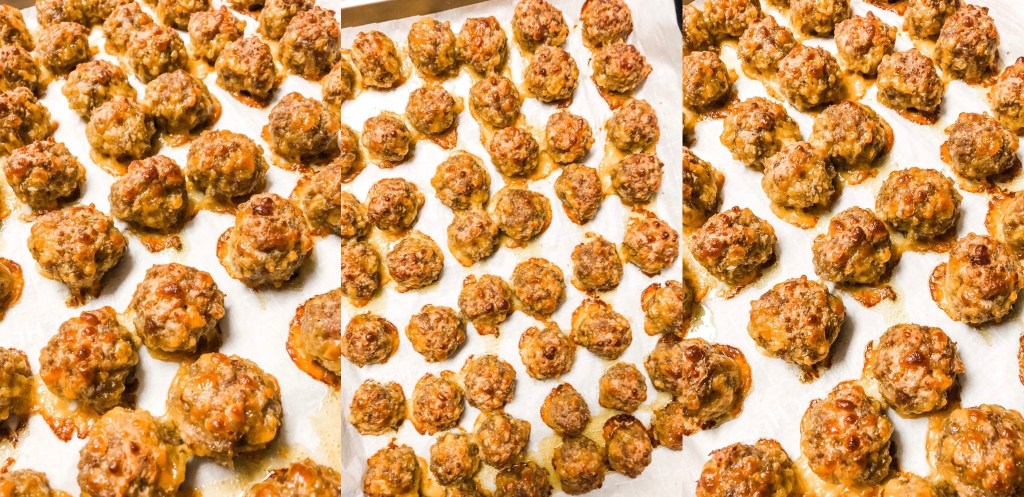 Cheesy Bisquick Sausage&nbsp;Balls